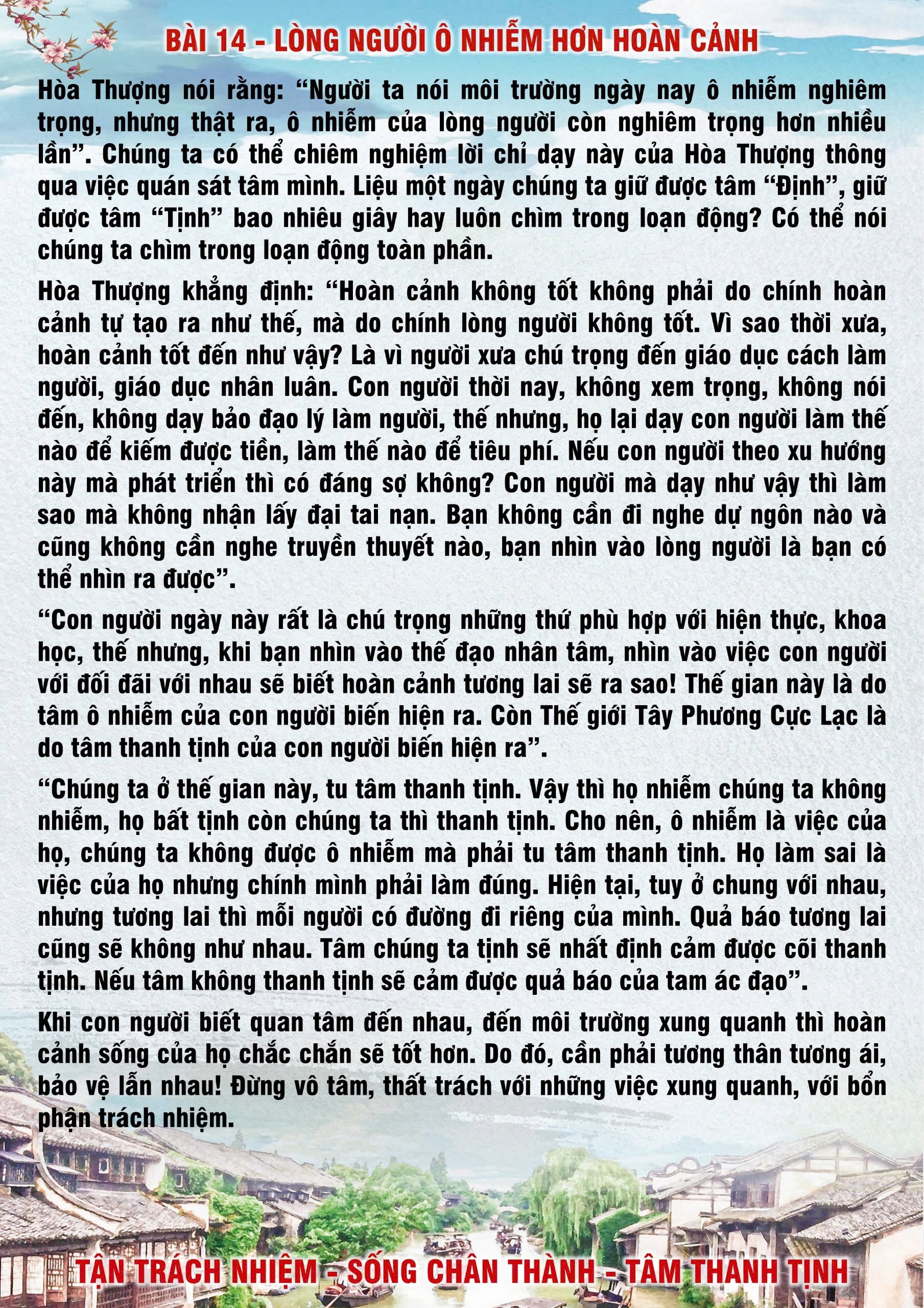 14 · PHTT - Lòng Người Ô Nhiễm Hơn Hoàn Cảnh - 14